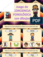 Conciencia Fonologica Dibujos y Nombres Propios PDF