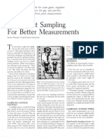 Dew Point Sampling System Improved Measurement