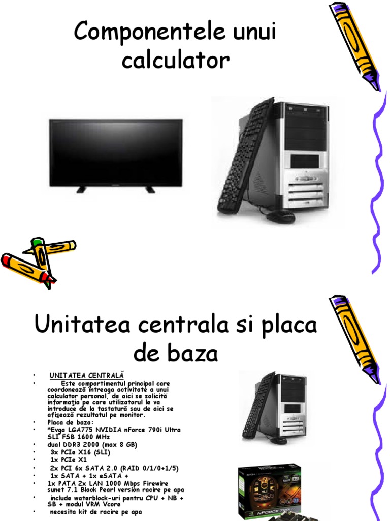 Componentele Unui Calculator | PDF