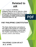 Envi Presentation (Laws Related to Air)