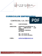 Curriculum Contecisa