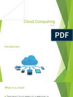 Cloud Computing: Seminar