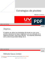Métodos Numericos Clase Estrategias de Pivoteo