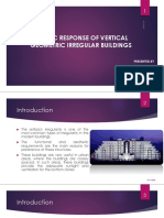 Seismic Response of Vertically Geometrical Irregular Buildings