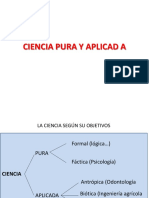 Ciencia Pura y Aplicada