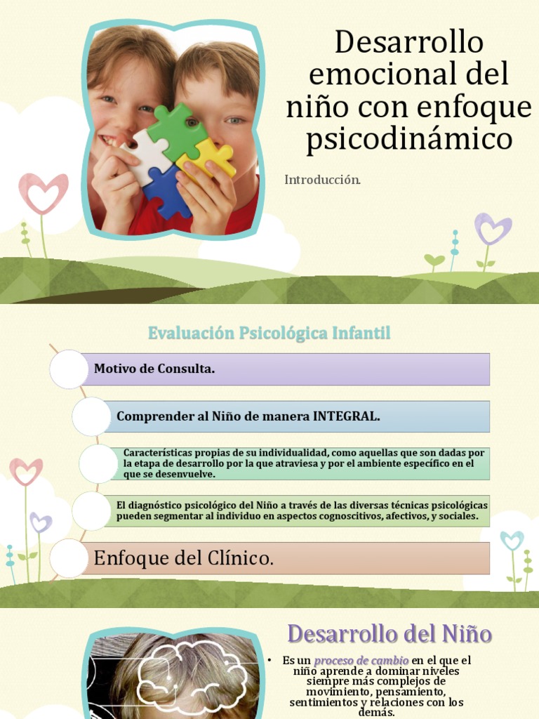 Desarrollo Emocional Del Niño Con Enfoque Psicodinámico | PDF | Las ...