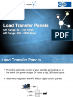 FG Wilson Load Transfer Panel Range