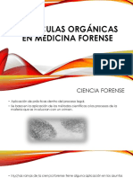 Moléculas Orgánicas en Medicina Forense