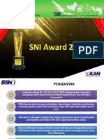 Syarat Dan Aturan SNI Award 2018