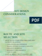 MICROWAVE DESIGN AND SITE SELECTION FACTORS