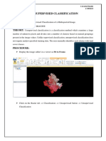 Unsupervised Classification of Multispectral Image