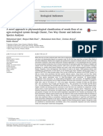 A Novel Approach to Phytosociological Classification of Weeds Flora of an Agro-ecological Indicators