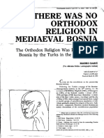 Marko Babić - There Was No Ortodox Religion in Medieval Bosnia PDF