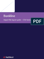 Import File Layout Guide Bankline CSV Format 
