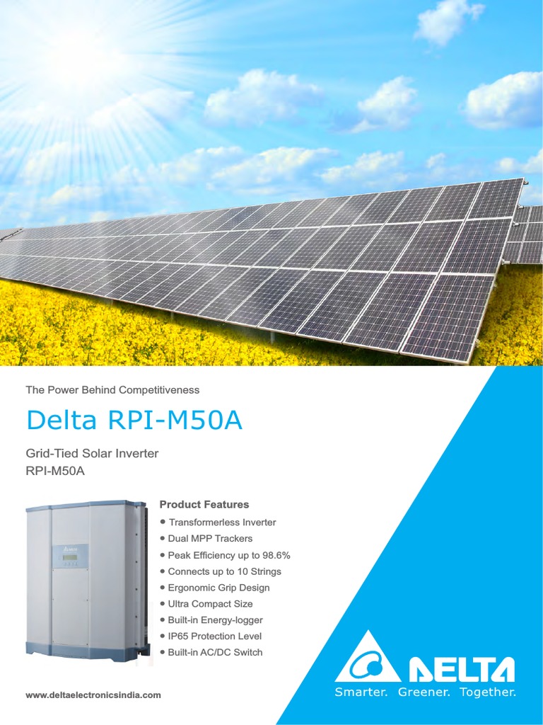 2f.-rpi-M50A Data Sheet V5 | PDF | Power Inverter | Photovoltaic System
