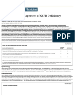 Diagnosis and Management of G6PD Deficiency - American Family Physician