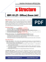 Data Structure Study Notes For IBPS SO IT Officer - Team MME