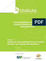 Vulnerabilidad y Adaptación Al Cambio Climático en Arequipa Metropolitana - Parte 1