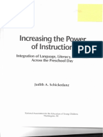 Schickedanz (2008) Cap 6: "Integration in Teacher-Organized Small Group Time"