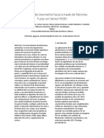 5 Identificación de Geometría Facial A Través de Patrones Fuzzy Con Sensor RGBD