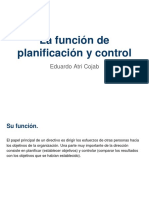 La Función de Planificación y Control - Eduardo Atri Cojab