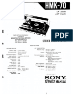 Sony HMK 70 PDF