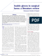 Using Double Gloves in Surgical Procedures: A Literature Review