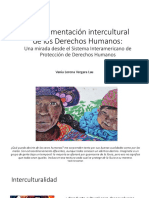 La Argumentación Intercultural de Los Derechos Humanos