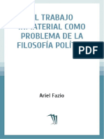 Fazio, A. - El Trabajo Inmaterial Como Problema de La Filosofía PDF