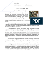 Conflicto Armado Interno y Acuerdos de Paz