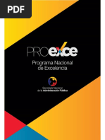 PROEXCE Programa Nacional de Excelencia