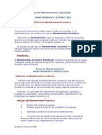 Tipos de Mantenimiento Industrial