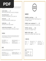 Moshi Moshi Tacoma Opening Menu Page 1, April 2018
