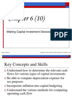 Chapter 6 (10) : Making Capital Investment Decisions