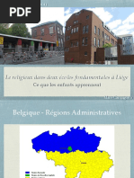 Le religieux dans deux écoles fondamentales à Liège Ce que les enfants apprennent