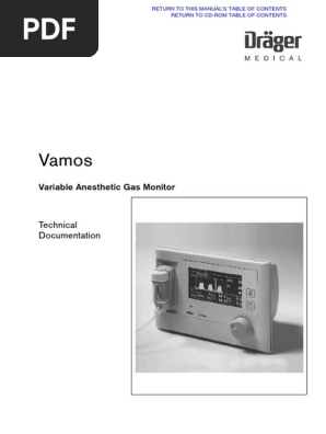 Drager Vamos Service Manual