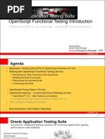 Application Testing Suite: Openscript Functional Testing Introduction