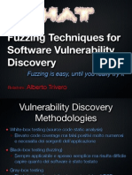 [slides] Fuzzing Techniques for Software Vulnerability Discovery