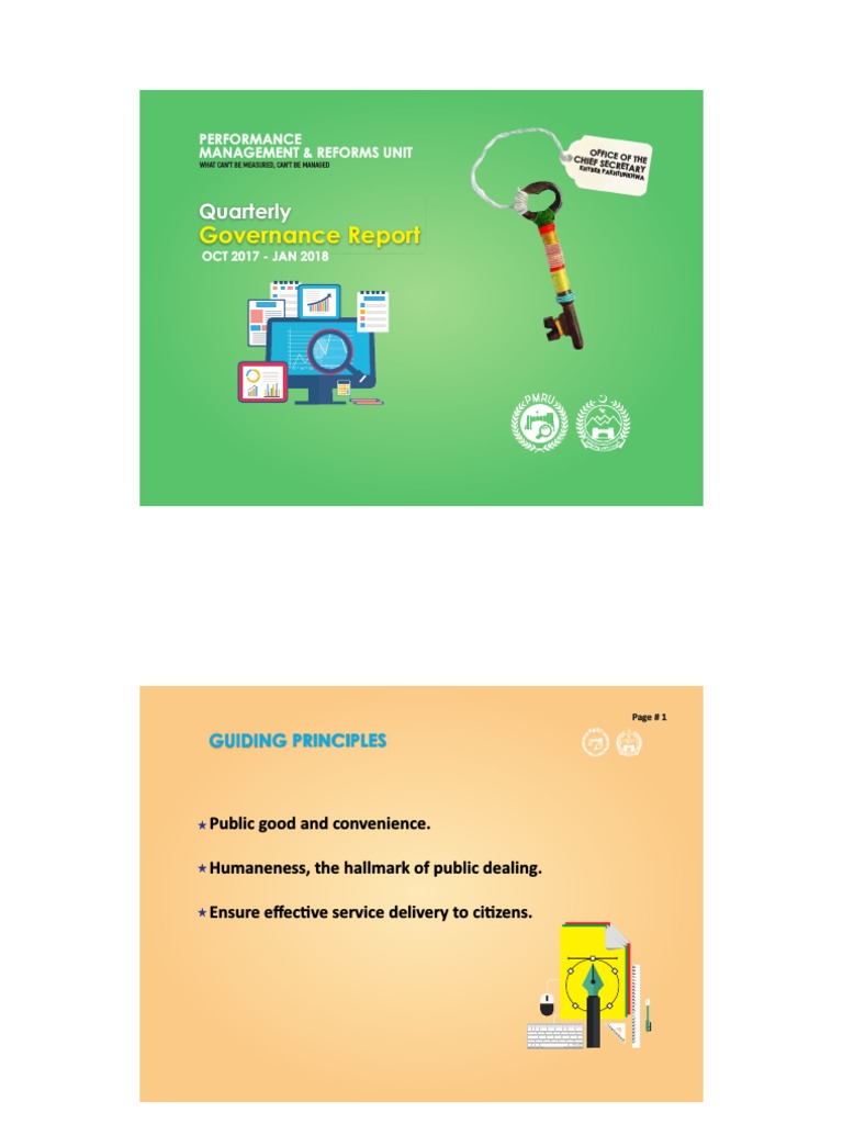 Performance Management and Reforms Unit KPK | PDF | Water | Business