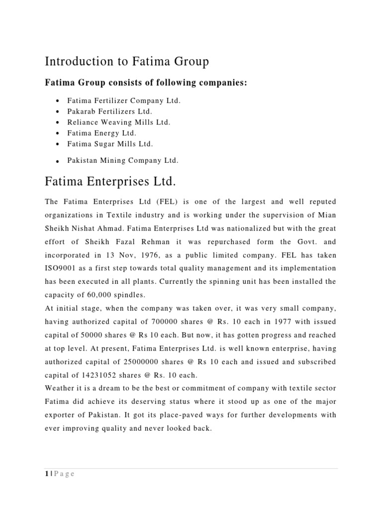 Fatima Transmission Company Administration 12 | PDF | Human Resource ...