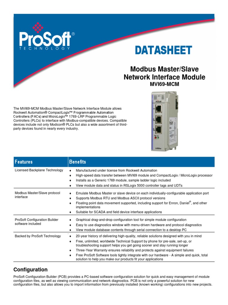 MVI69 MCM Datasheet PDF | PDF | Port (Computer Networking ...