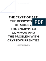 The Crypt of Art the Decryption of Money