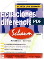 Ecuaciones Diferenciales - 3ra Edición - Richard Bronson y Gabriel B. Costa PDF