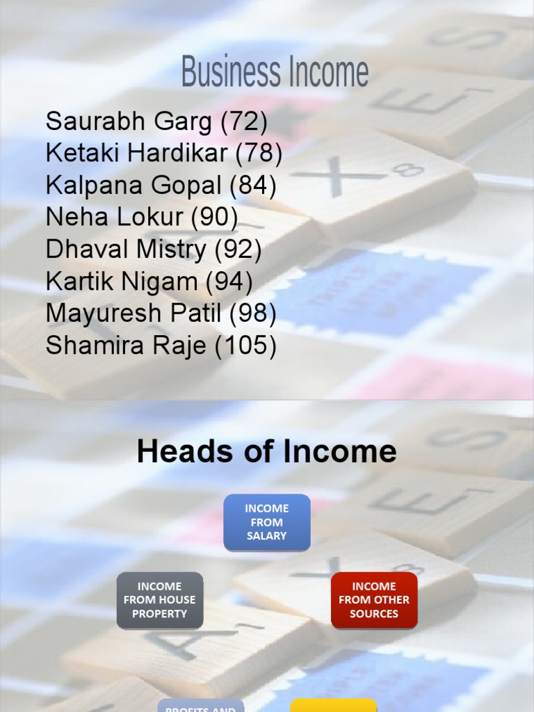 Definition and Conditions of Business Income | PDF | Expense | Taxes