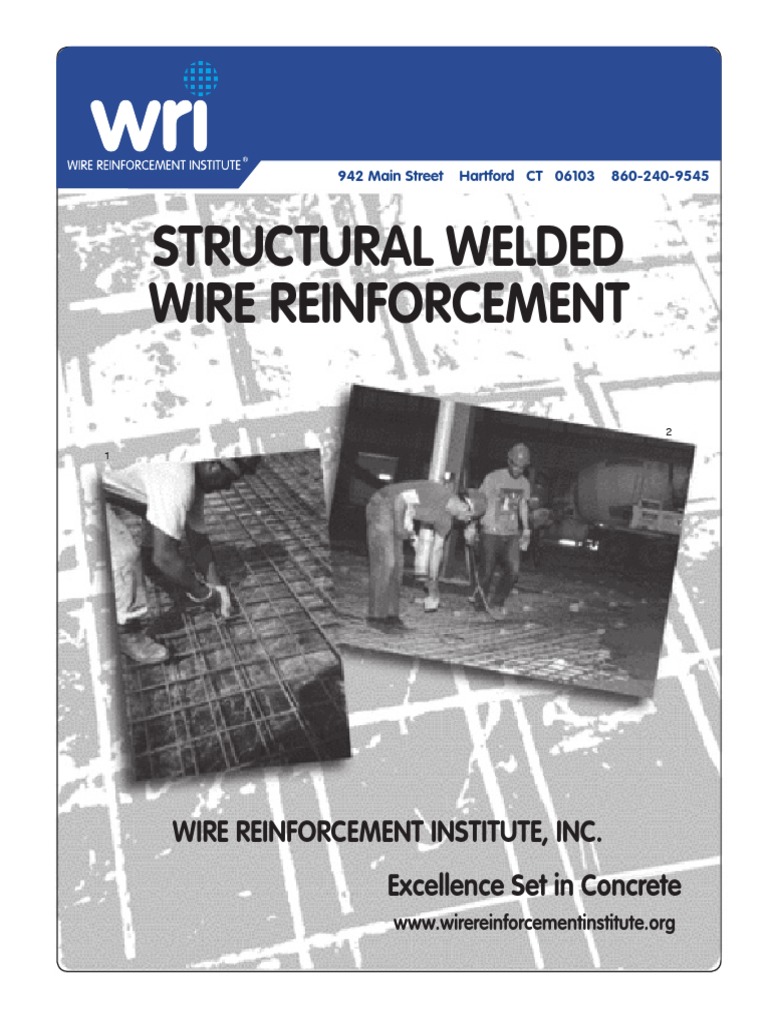 Welded wire reinforcement manual of standard practice pdf ultimate