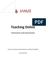 Teaching Online - Interaction and Assessment