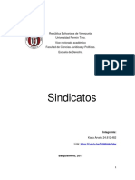 Informe Sindicatos