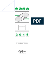 Itf Rules of Tennis: Published by Itf LTD Bank Lane Roehampton London Sw15 5Xz Uk