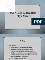 CSS (Cascading Style Sheet)