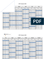 GPS Kalender 2018